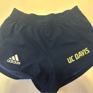 Adidas Women's Dark Blue Athletic Shorts